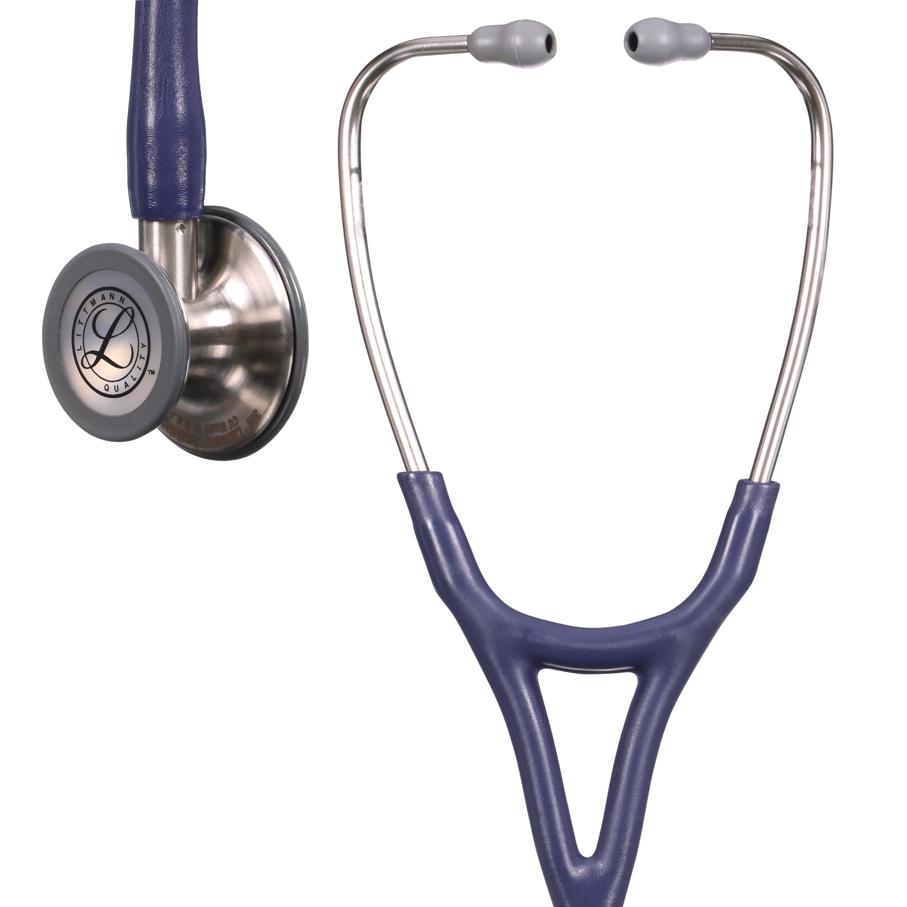 New satin finish stethoscope - Midnight Blue
