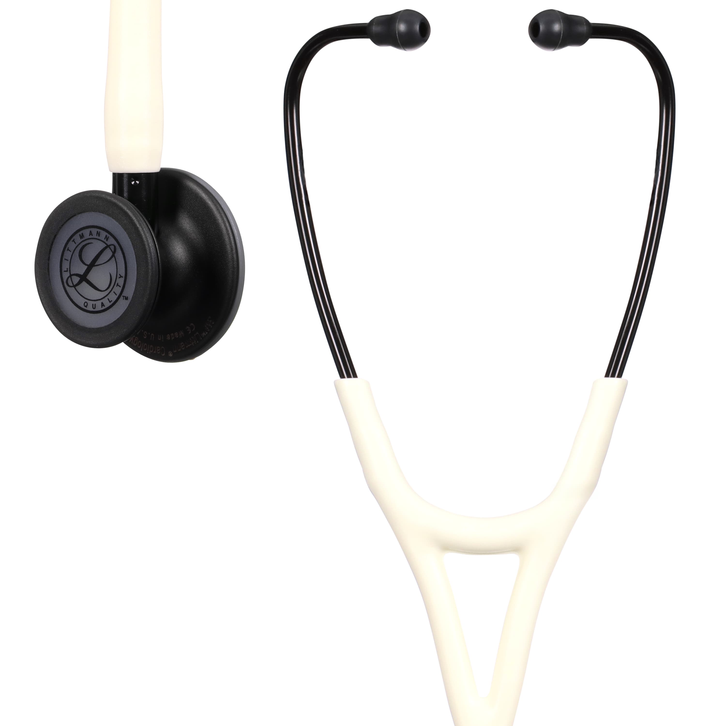 New satin finish stethoscope - Alabaster
